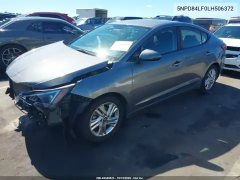 2020 Hyundai Elantra Sel VIN 5NPD84LF0LH506372 фото 2