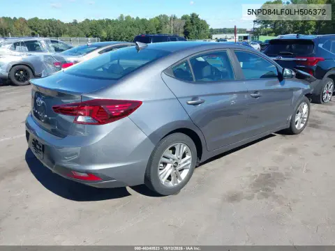 2020 Hyundai Elantra Sel VIN 5NPD84LF0LH506372 фото 4