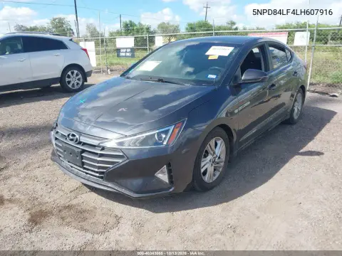 2020 Hyundai Elantra Sel VIN 5NPD84LF4LH607916 фото 3