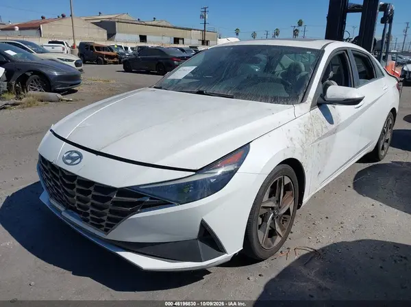 5NPLP4AG6MH000170 — 2021 Hyundai Elantra, фото 2 с аукциона IAAI, Задняя часть справа