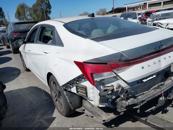 5NPLP4AG6MH000170 — 2021 Hyundai Elantra, фото 3 с аукциона IAAI, Задняя часть справа