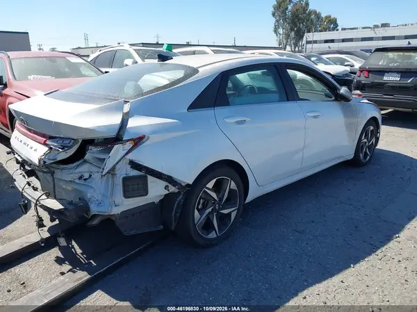 5NPLP4AG6MH000170 — 2021 Hyundai Elantra, фото 4 с аукциона IAAI, Задняя часть справа