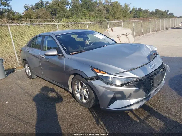 5NPLL4AG6MH025615 — 2021 Hyundai Elantra, Передняя часть (Front End), фото до ремонта