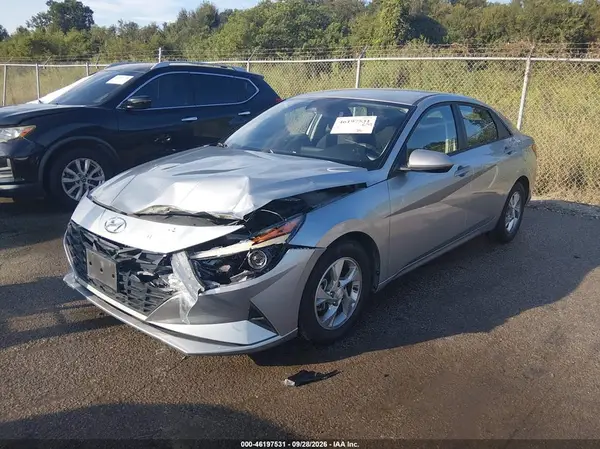 5NPLL4AG6MH025615 — 2021 Hyundai Elantra, фото 2 с аукциона IAAI, Передняя часть