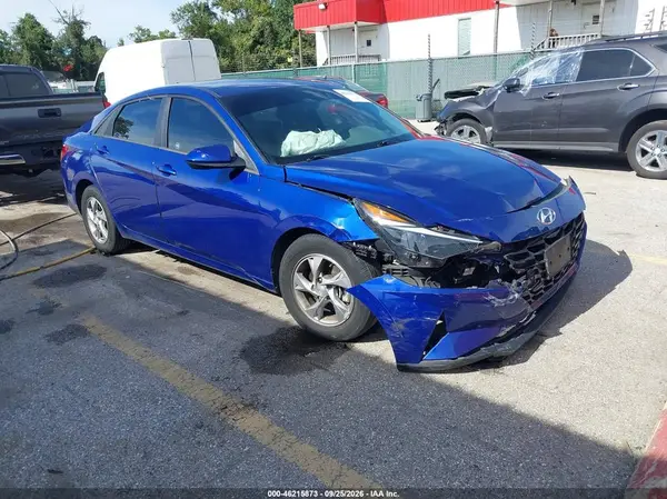5NPLL4AG2MH029998 — 2021 Hyundai Elantra, Передняя часть (Front End), фото до ремонта