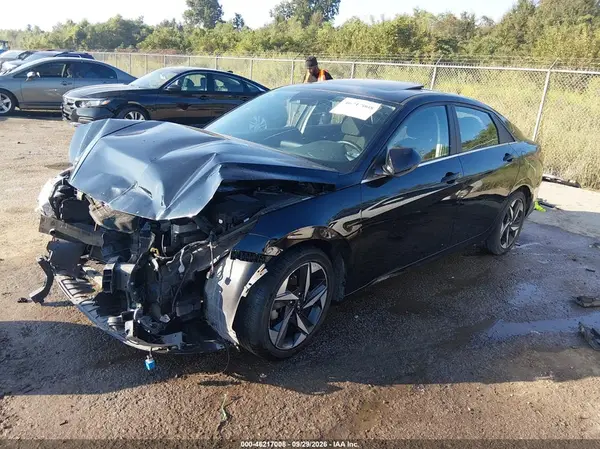 KMHLN4AG7MU154989 — 2021 Hyundai Elantra, фото 2 с аукциона IAAI, Передняя часть