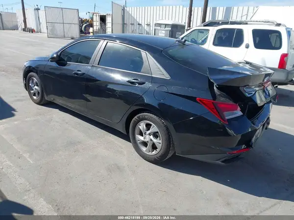 5NPLL4AG1MH032794 — 2021 Hyundai Elantra, фото 3 с аукциона IAAI, Задняя часть