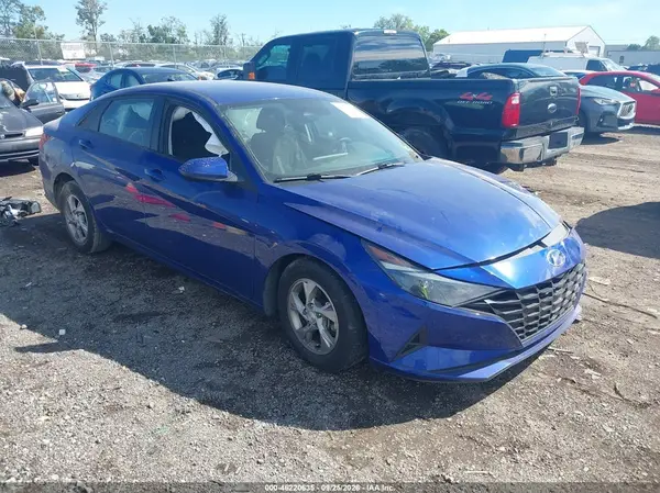 5NPLL4AG2MH011324 — 2021 Hyundai Elantra, Передняя часть (Front End), фото до ремонта