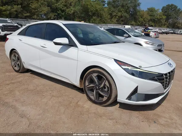 5NPLN4AG2MH019935 — 2021 Hyundai Elantra, Передняя часть (Front End), фото до ремонта