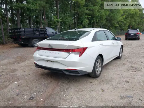 2021 Hyundai Elantra Se VIN 5NPLL4AG9MH045924 фото 5