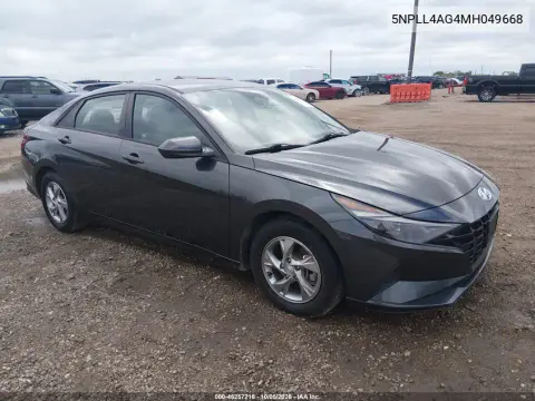 2021 Hyundai Elantra Se VIN 5NPLL4AG4MH049668 фото 2