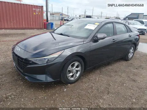 2021 Hyundai Elantra Se VIN 5NPLL4AG4MH049668 фото 3