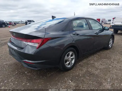 2021 Hyundai Elantra Se VIN 5NPLL4AG4MH049668 фото 5