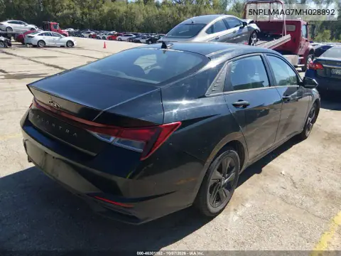 2021 Hyundai Elantra Sel VIN 5NPLM4AG7MH028892 фото 4