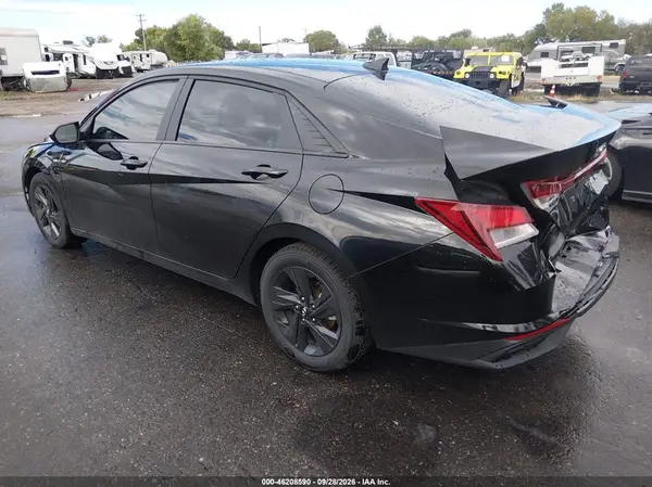 5NPLM4AG0NH070032 — 2022 Hyundai Elantra, фото 3 с аукциона IAAI, Задняя часть