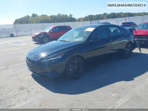 2022 Hyundai Elantra Sel VIN KMHLM4AG4NU324214 фото 3