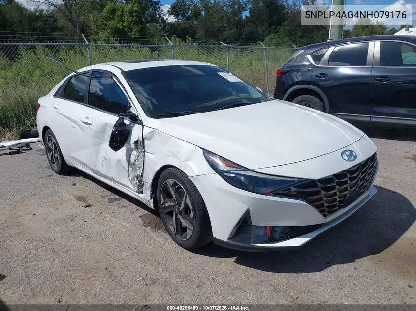2022 Hyundai Elantra Limited VIN 5NPLP4AG4NH079176 фото 2