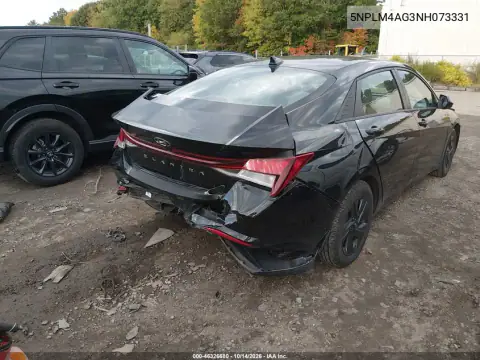 5NPLM4AG3NH073331 — 2022 Hyundai Elantra, фото 5 с аукциона IAAI, Задняя часть