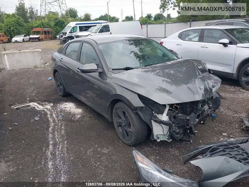 2023 Hyundai Elantra VIN KMHLM4AGXPU508785 фото 1