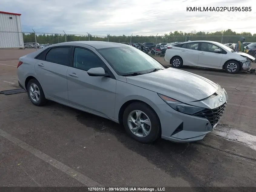 2023 Hyundai Elantra Essential Ivt With Hyundai Smartsense Package VIN KMHLM4AG2PU596585 фото 1