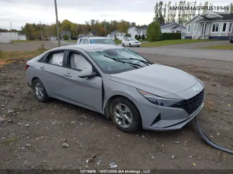 KMHLM4AG9PU518949 — 2023 Hyundai Elantra, Передняя часть, фото до ремонта