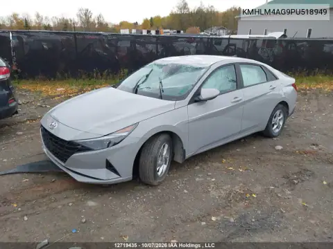 KMHLM4AG9PU518949 — 2023 Hyundai Elantra, фото 3 с аукциона IAAI 20.10.2026, Передняя часть