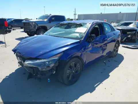 2023 Hyundai Elantra Sel VIN KMHLM4AG9PU376151 фото 2