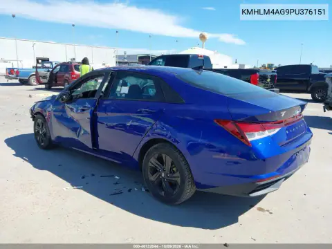 2023 Hyundai Elantra Sel VIN KMHLM4AG9PU376151 фото 3