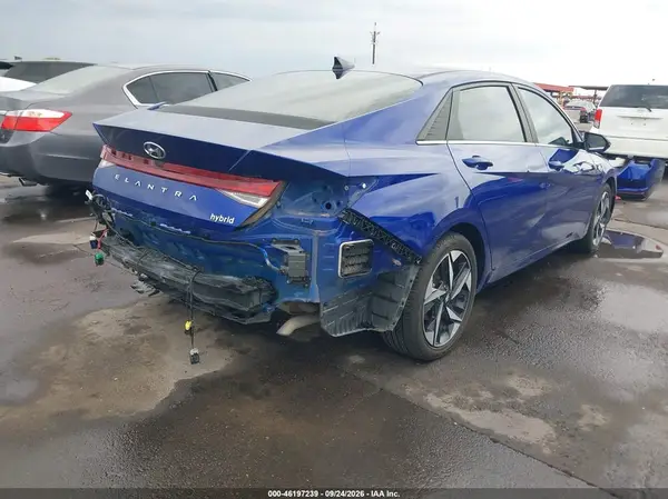 KMHLN4AJ2PU077674 — 2023 Hyundai Elantra, фото 4 с аукциона IAAI, Задняя часть слева