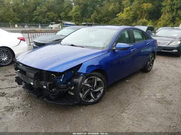 KMHLS4AGXPU559841 — 2023 Hyundai Elantra, фото 2 с аукциона IAAI, Передняя часть