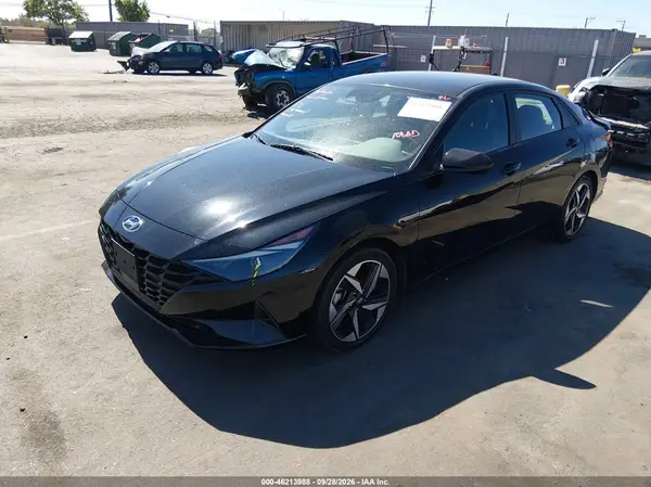 KMHLS4AG7PU521578 — 2023 Hyundai Elantra, фото 2 с аукциона IAAI, Задняя часть