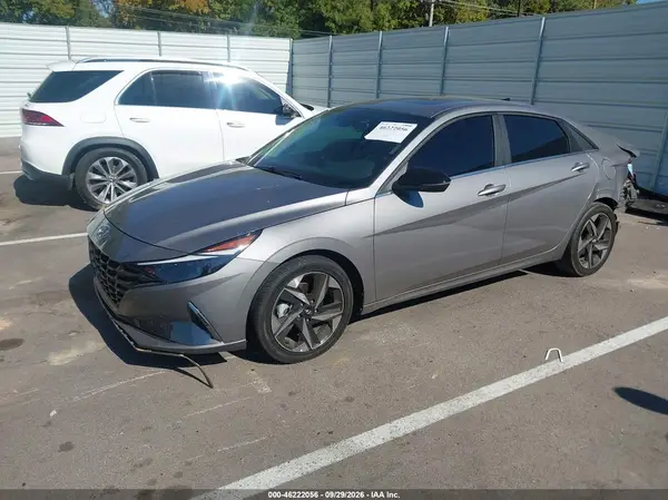 KMHLP4AG1PU560748 — 2023 Hyundai Elantra, фото 2 с аукциона IAAI, Задняя часть