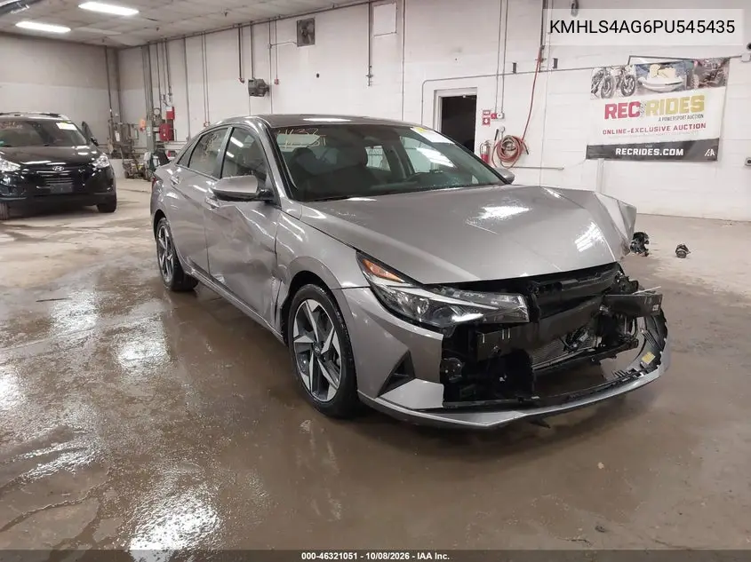 2023 Hyundai Elantra Sel VIN KMHLS4AG6PU545435 фото 2