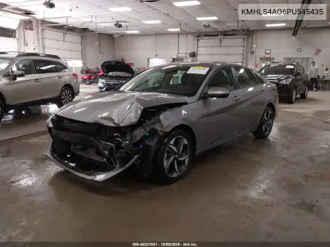 2023 Hyundai Elantra Sel VIN KMHLS4AG6PU545435 фото 3