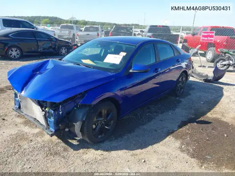 2023 Hyundai Elantra Sel VIN KMHLM4AG8PU530431 фото 3
