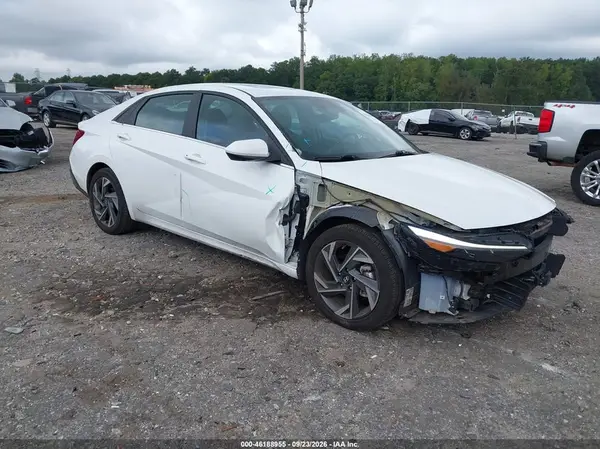 KMHLS4DG8RU708956 — 2024 Hyundai Elantra, Передняя часть (Front End), фото до ремонта