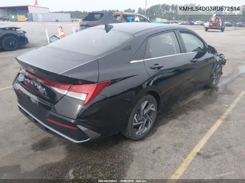 2024 Hyundai Elantra Sel VIN KMHLS4DG3RU672514 фото 5