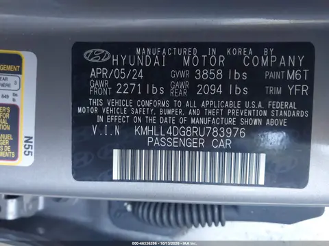 2024 Hyundai Elantra Se VIN KMHLL4DG8RU783976 фото 10