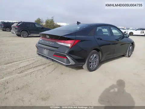 2025 Hyundai Elantra Sel Sport VIN KMHLM4DG0SU004735 фото 4