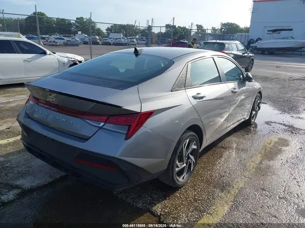 KMHLM4DJ1SU146667 — 2025 Hyundai Elantra, фото 4 с аукциона IAAI 11.10.2026, Передняя часть слева