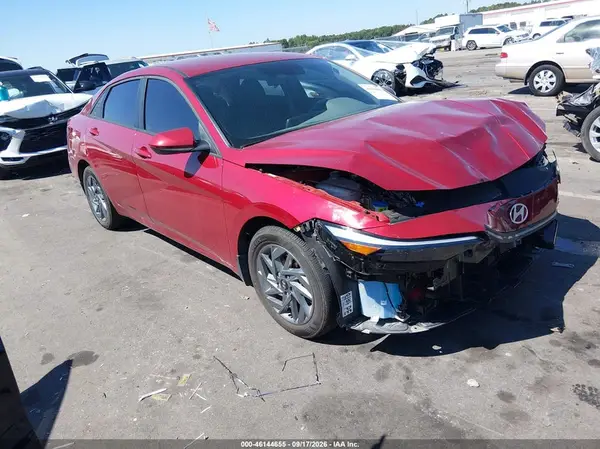 KMHLM4DJ2SU162571 — 2025 Hyundai Elantra, Передняя часть (Front End), фото до ремонта