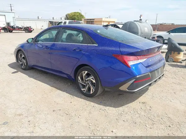 KMHLS4DG9SU924756 — 2025 Hyundai Elantra, фото 3 с аукциона IAAI 29.09.2026, Ходовая часть