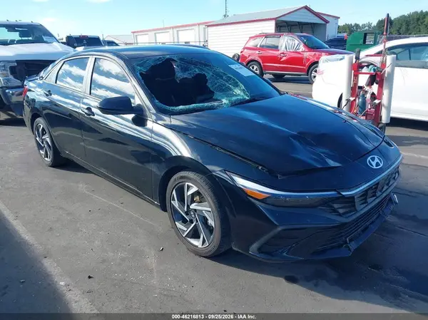 KMHLM4DG5SU965850 — 2025 Hyundai Elantra, Передняя часть (Front End), фото до ремонта