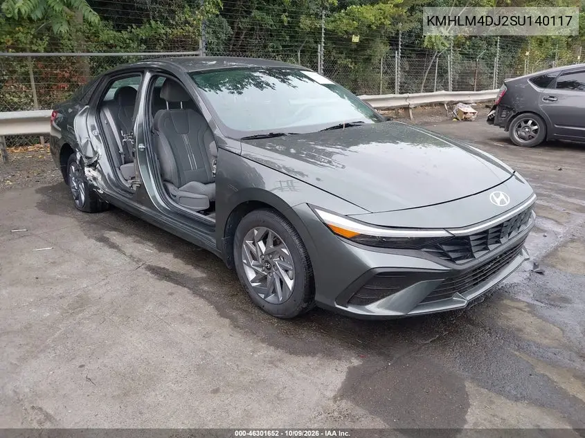 2025 Hyundai Elantra Hybrid Blue VIN KMHLM4DJ2SU140117 фото 2