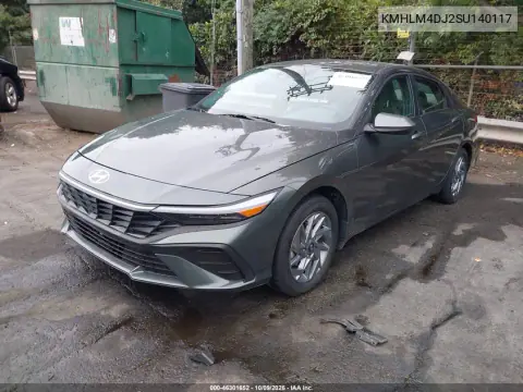 2025 Hyundai Elantra Hybrid Blue VIN KMHLM4DJ2SU140117 фото 3