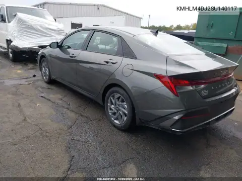 2025 Hyundai Elantra Hybrid Blue VIN KMHLM4DJ2SU140117 фото 4