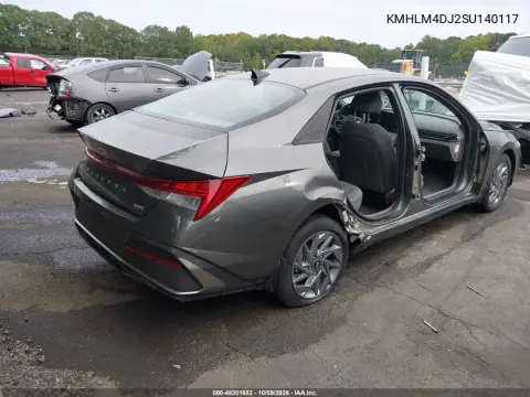 2025 Hyundai Elantra Hybrid Blue VIN KMHLM4DJ2SU140117 фото 5