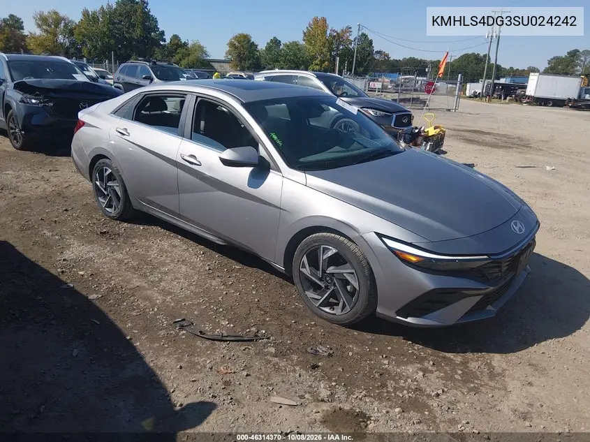 2025 Hyundai Elantra Sel Convenience VIN KMHLS4DG3SU024242 фото 2