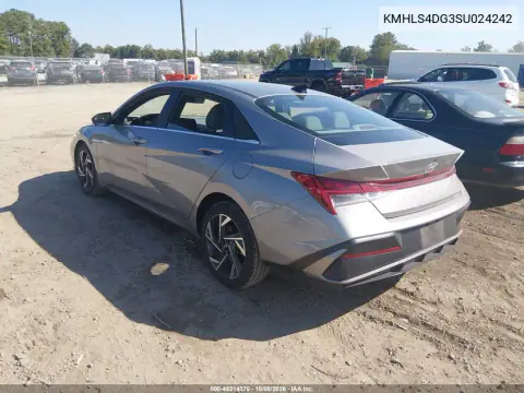 2025 Hyundai Elantra Sel Convenience VIN KMHLS4DG3SU024242 фото 4