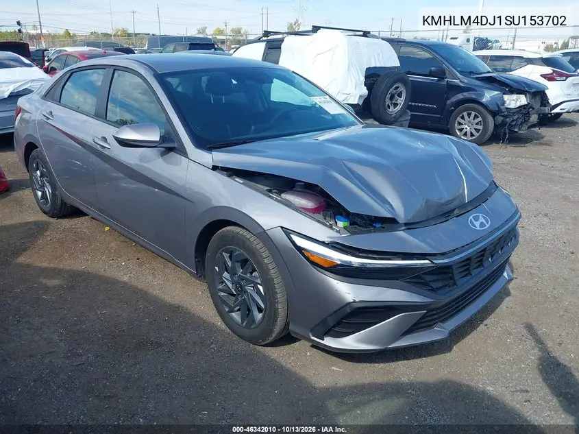 KMHLM4DJ1SU153702 — 2025 Hyundai Elantra, фото 2 с аукциона IAAI, Передняя часть
